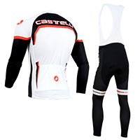 castelli kantáros nadrágos kerékpáros csapatruha hátulról